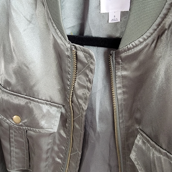 GAP Longine satin Utility Jacket S - Picture 8 of 13